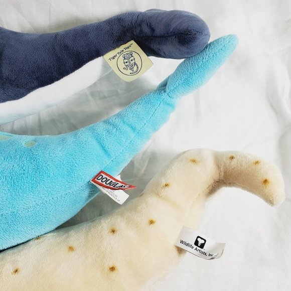 Lot of 3 Plush Narwhals Stuffed Animals Toy Ocean Sea Life - Picture 3 of 4